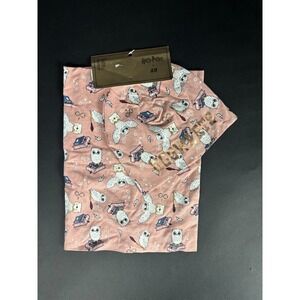 NWT  Adorable Harry Potter x H&M Beanie & Scarf Set 5T Pink Hedwig Owl Thermal
